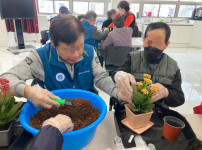 2026년 3월 인지 프로그램 - 마음의 영양소(봄꽃 원예 활동)